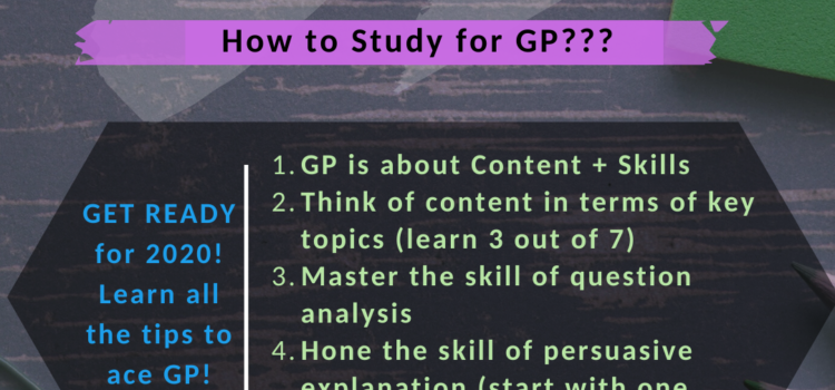 How to Study for General Paper (GP) Essay (4 Easy Strategies)